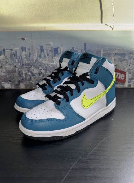 Кросівки nike dunk high bright spruce volt (39р)