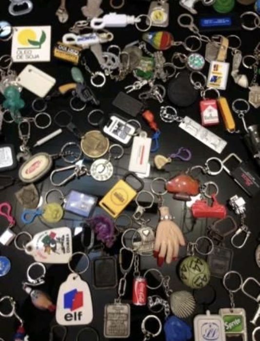 Coleção RARA Porta Chaves anos 70/80/90 (chaveiros)