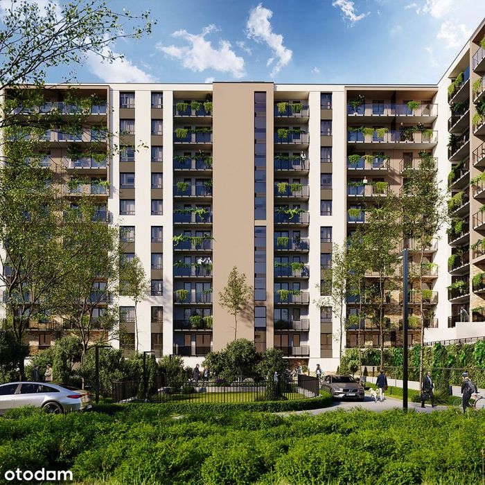 2-pokojowe mieszkanie 40m2 + loggia