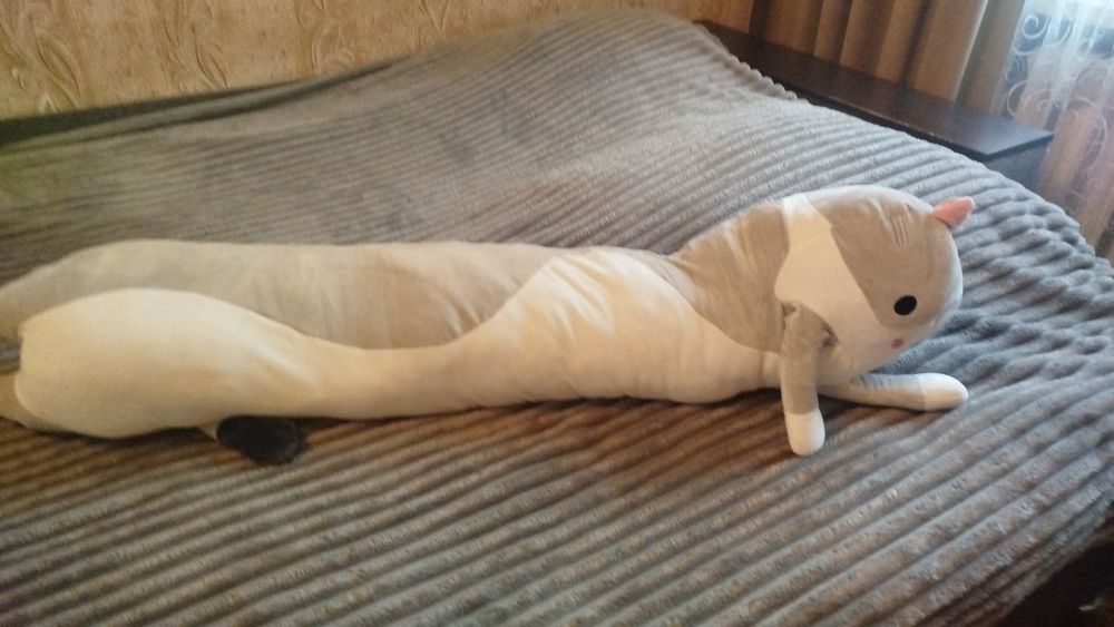 Кот игрушка подушка