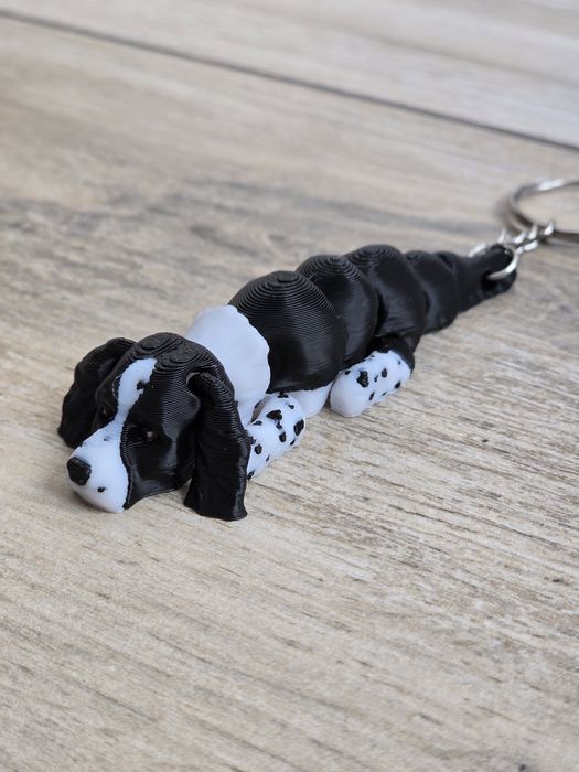 Breloczek Springer Spaniel 3d -Seria Psiaków Brelok Druk3d fidget