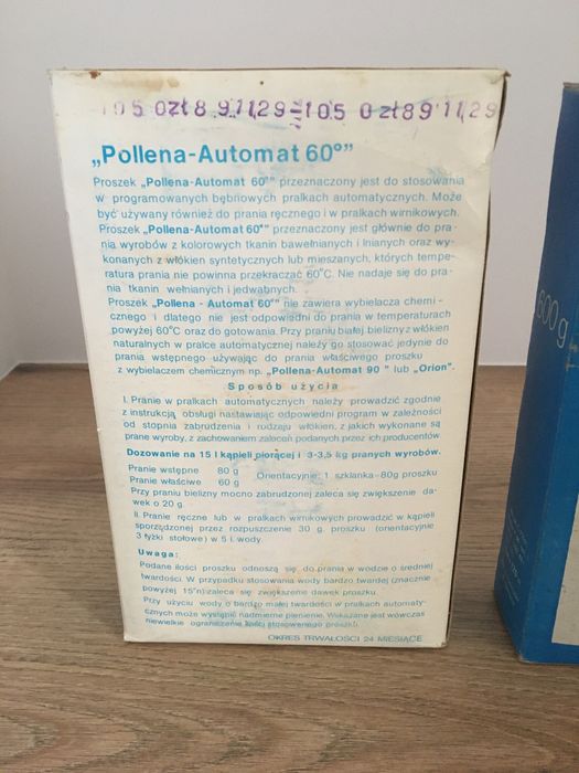 Oryginalny proszek do prania Pollena i Radion PRL
