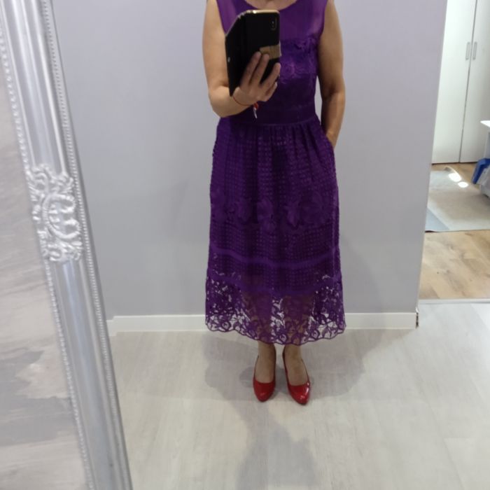 Piękna elegancka wizytowa sukienka maxi r S/M HALLHUBER DONNA