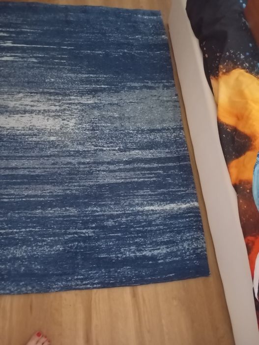 Carpete  em tons de azul