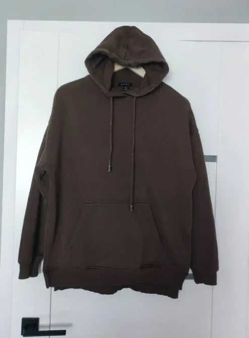 Bluza ciążowa w ciąży Amisu S M dla mamy brązowa czekoladowa