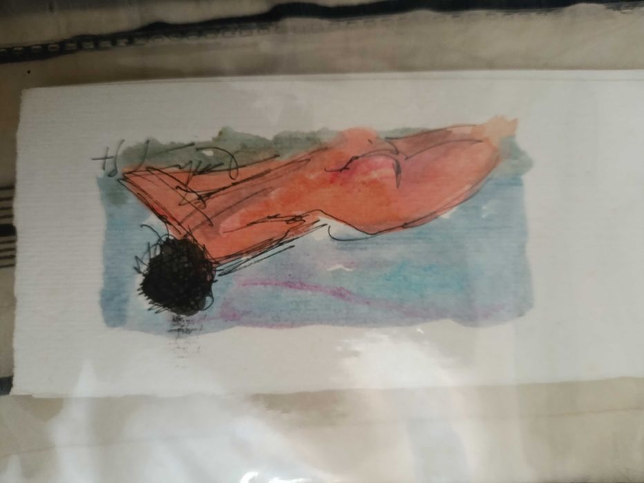José Pádua - Tinta da China, Acrílico e Aguarela  ANO: 1997