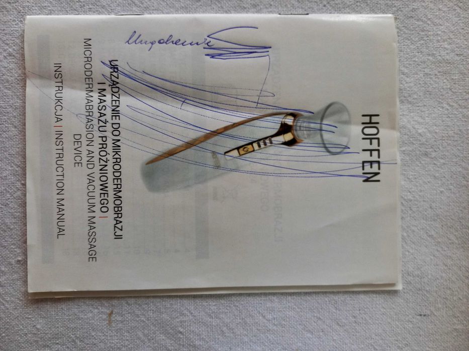 Urządzenie do mikrodermabrazji i masażu próżniowego Hoffen