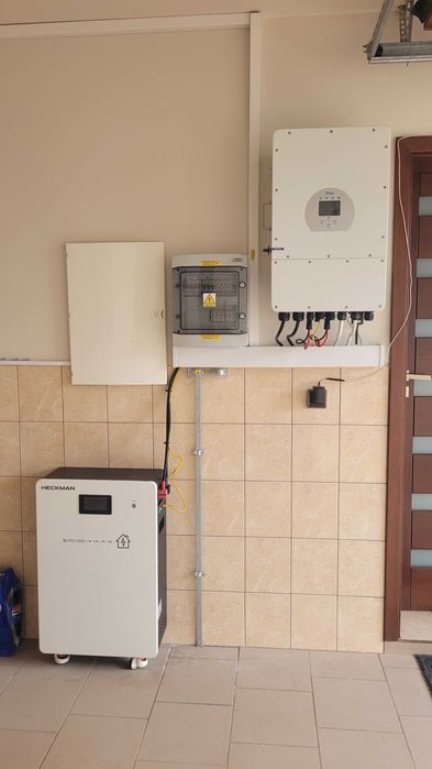 Inwerter falownik hybrydowy DEYE 10 kW + Magazyn energii 15 kWh montaż
