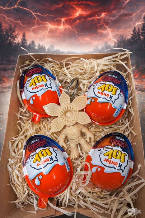 В наявності! Kinder stranger things Дивні Дива Подарунок Кіндер
