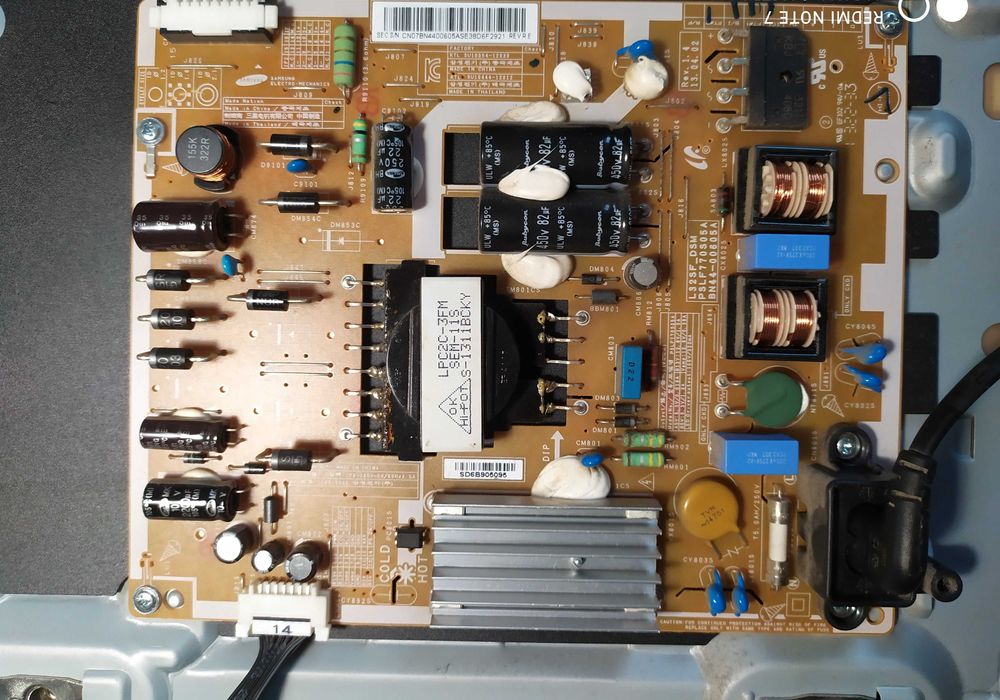 Samsung UE32F5020  UE42F5020AK разборка