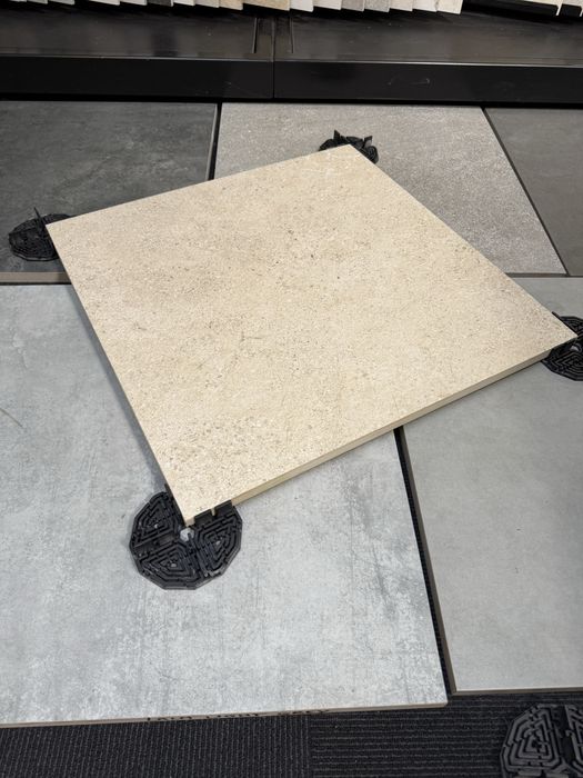 Gres Tarasowo Balkonowy 59,5 X 59,5 Authority Beige 20MM Płyty 2CM 2.0
