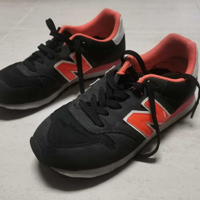 Sneakers/Ténis New Balance 500 Preto/Laranja GW500KWS (2017)