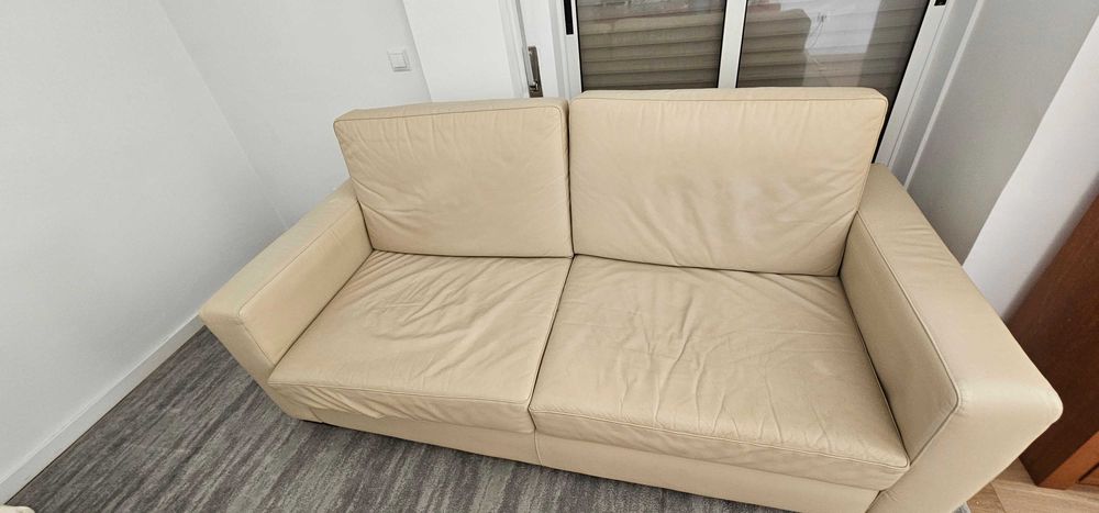 Sofa pele otimo estado
