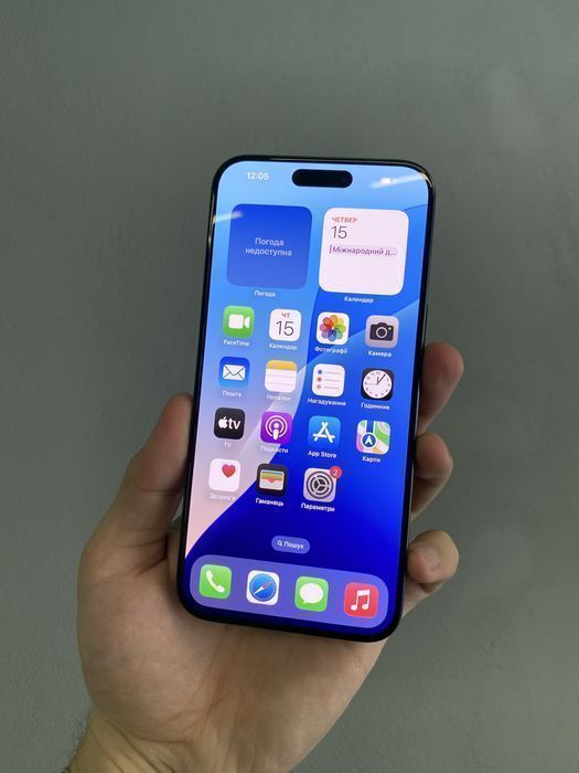 iPhone 15 Pro Max 256Gb Black Titanium Neverlock від Магазину