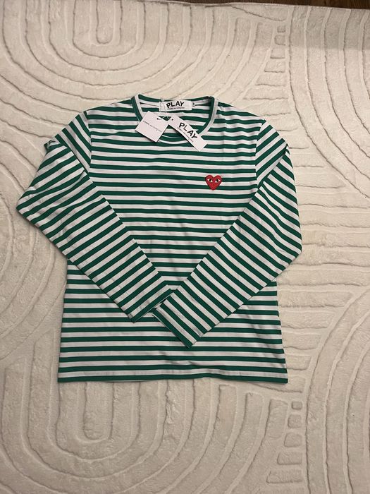 cdg play long sleeve