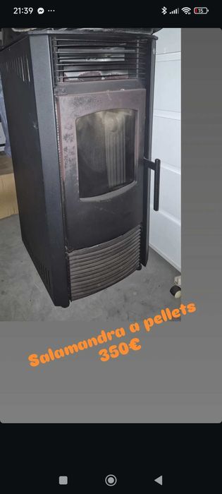 Salamandra a pellets