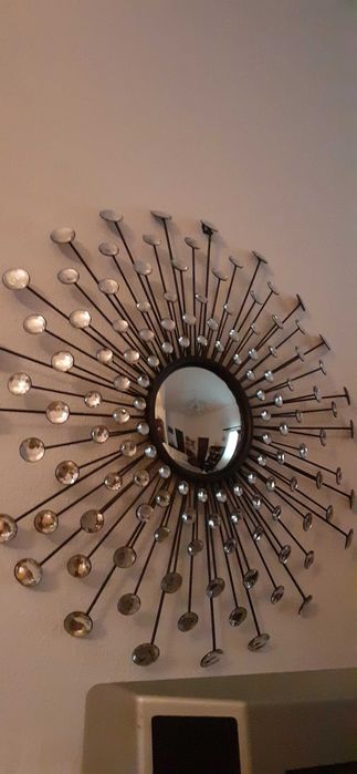 Espelho decorativo grande #raios #lojaogatopreto