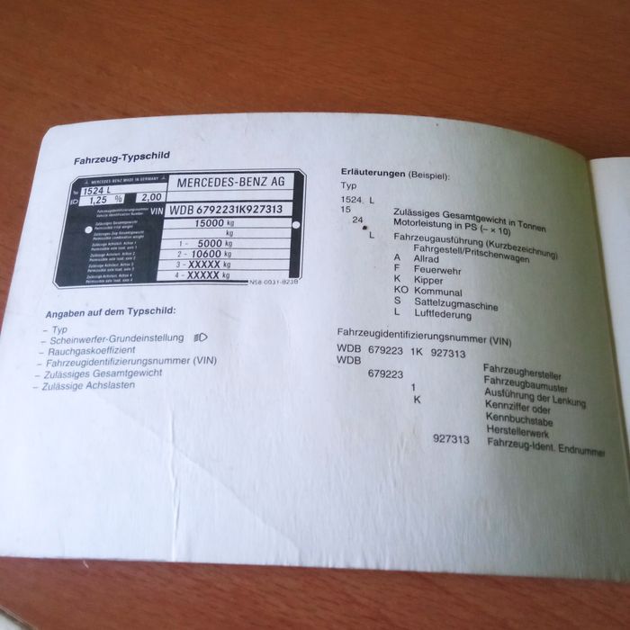 Mercedes Benz betriebsanleitung instrukcja obsługi LK