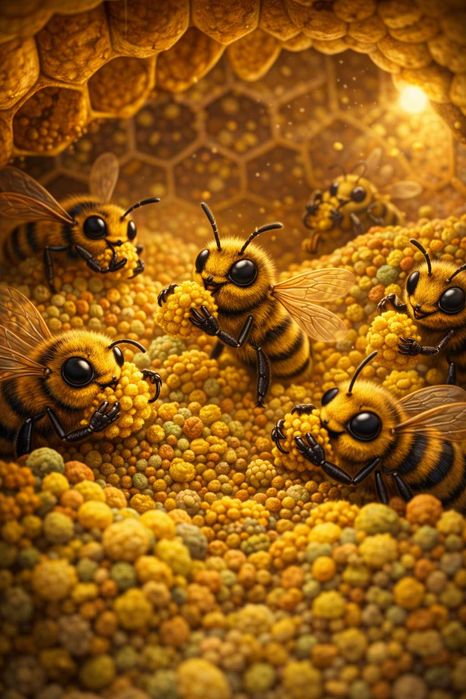 Pyłek pszczeli - 0,9 l.