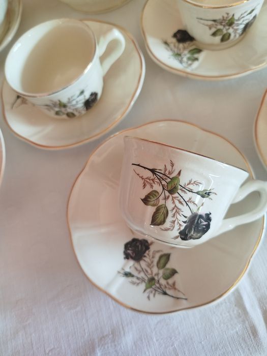 Serviço de jantar em Porcelana 1958 Rosa Negra