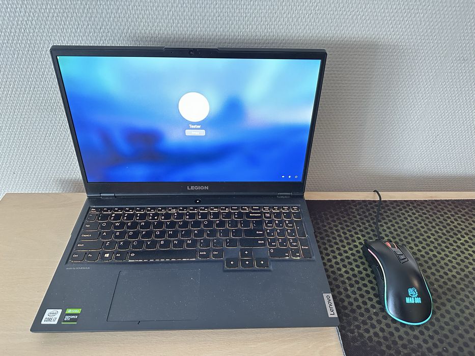 Laptop Lenovo legion 5 intel core i7/16gb ramu/gtx1660 Ti