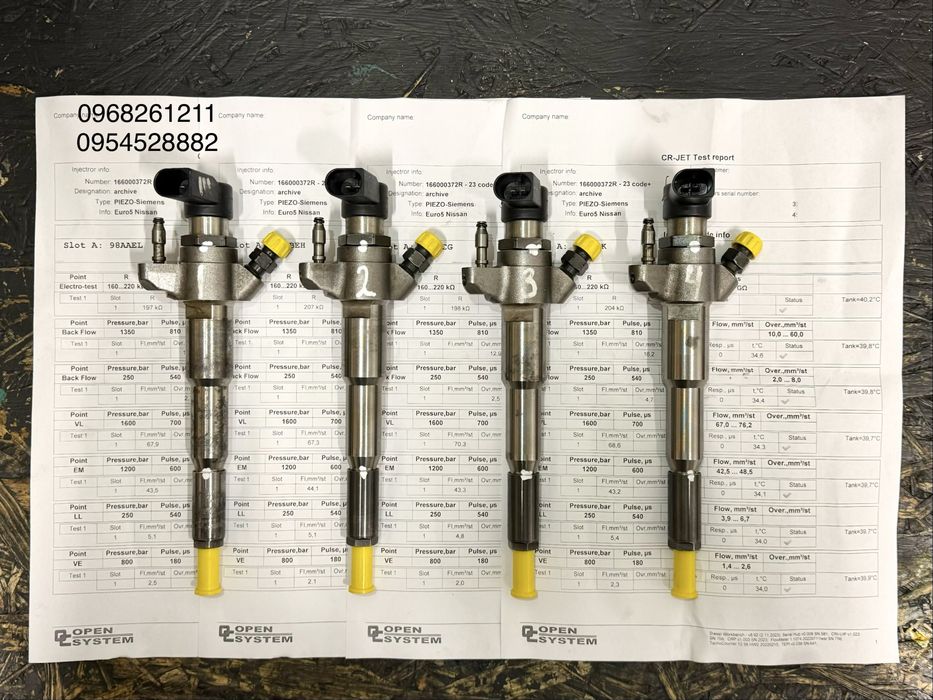 Форсунка 166000372R Renault Master / Movano 2.3 бітурбо Мастер Мовано