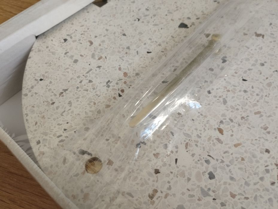 Zegar ścienny biało złoty