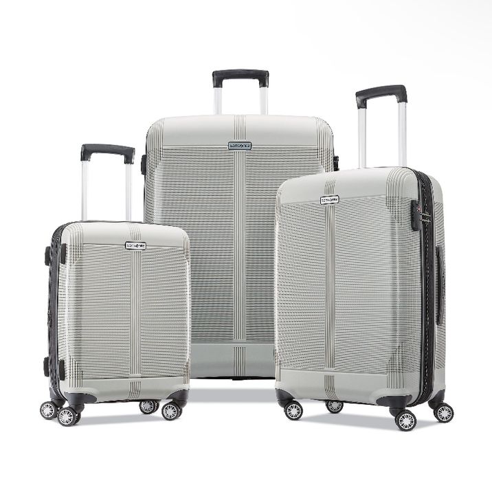 Валіза, чемодан Samsonite Supra DLX Grey 100% Polipropilene