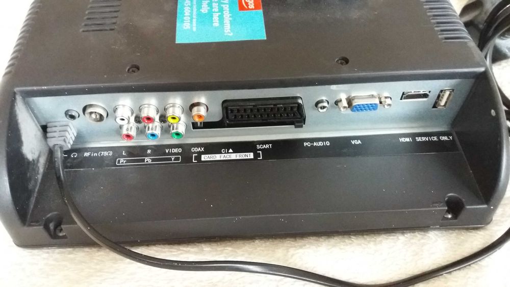 TV LCD 17" wbudowane DVD USB