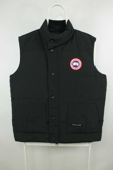 Якісна пухова жилетка Canada Goose Black Puffer Vest Men's Розмір М-Л