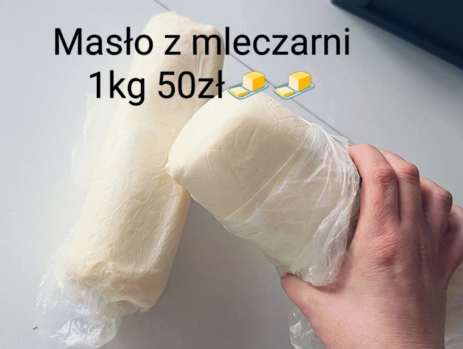 Jajka swojskie masło z mleczarni