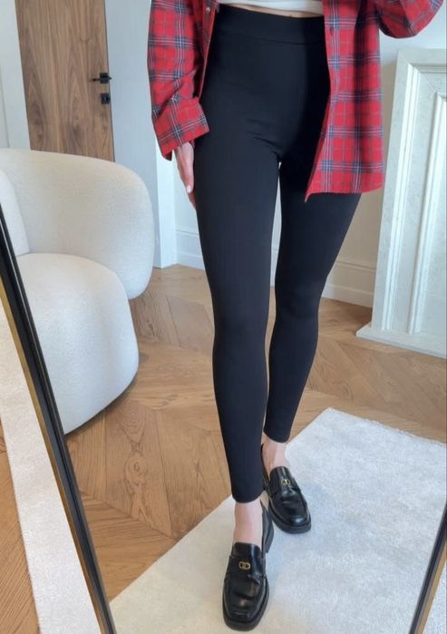 Базові лосини зі щільного трикотажу