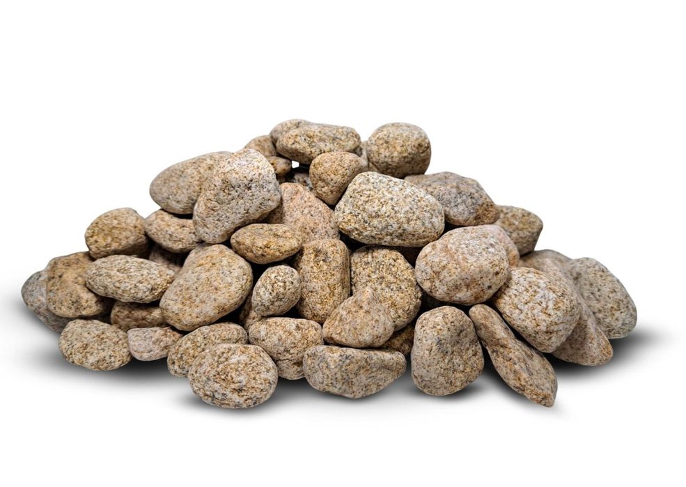 otoczaki żółte granitowe ogrodowe wyprzedaż