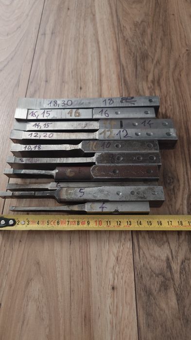 Nóż ,noże do dłutowania komplet