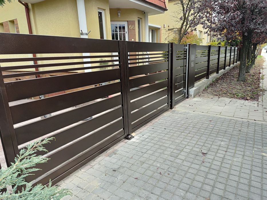 Ogrodzenia panelowe 2D , 3D palisadowe