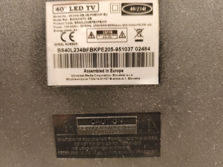 TV Blaupunkt 40 Led