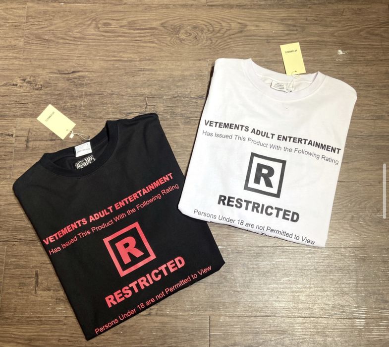 Футболка Vetements "Restricted" viperr