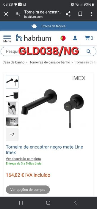 Torneiras Novas na Caixa  (IMEX)