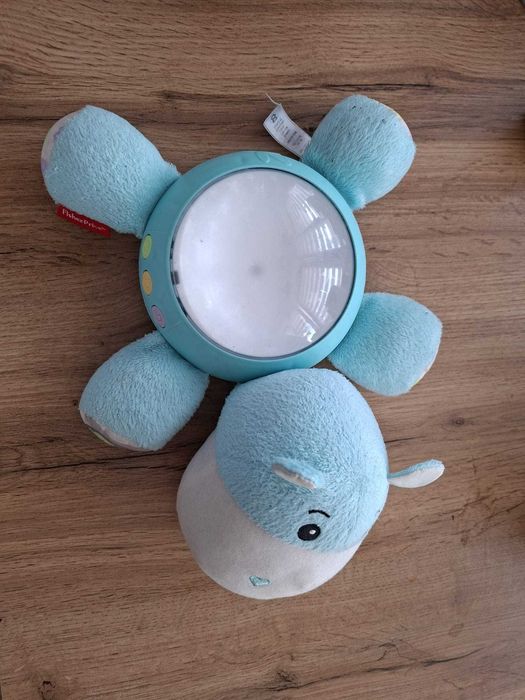 Fisher-Price Uspokajający Projektor Hipcio – lampka nocna z muzyką