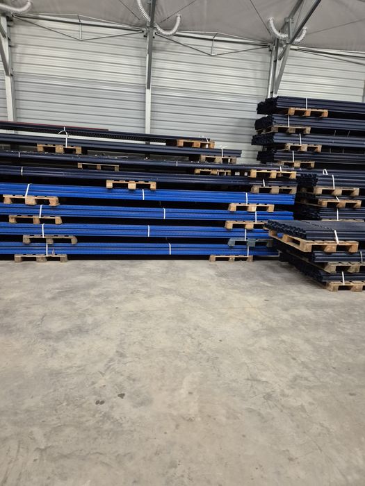 Regały magazynowe Paletowe używane.  Skup montaż demontaż.