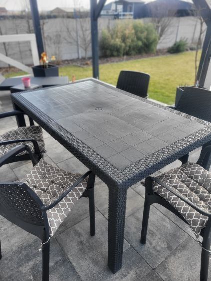 Zestaw ratanowy do ogrodu