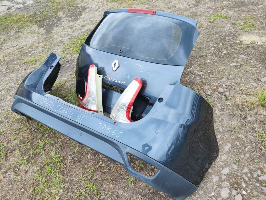 Renault Grand Scenic III 2009-2015 кришка багажника колір TAB66