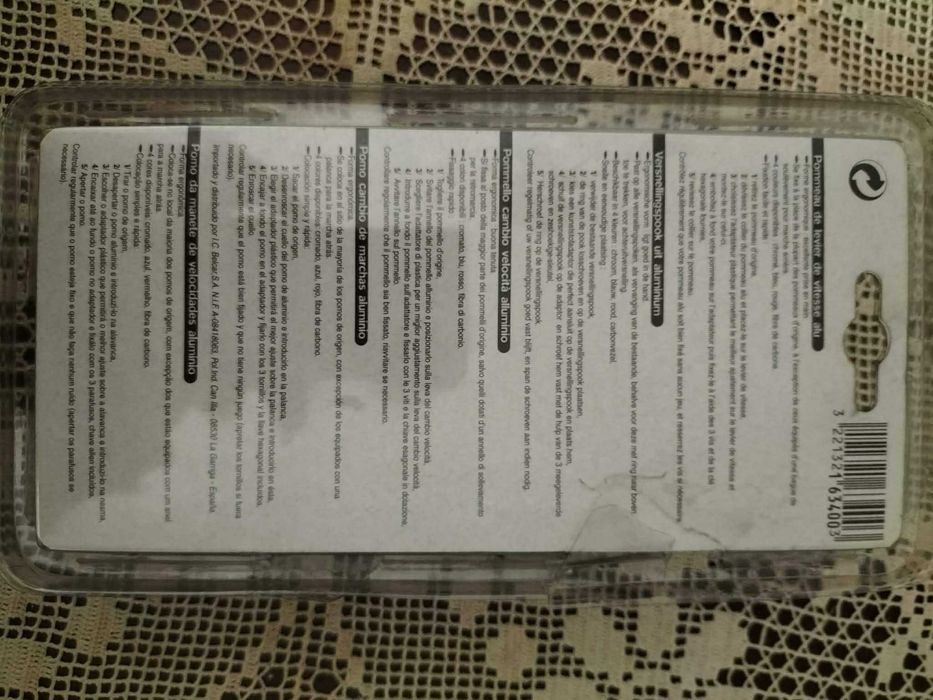 Tuning - pomo de manete de velocidade e tampas para válvulas