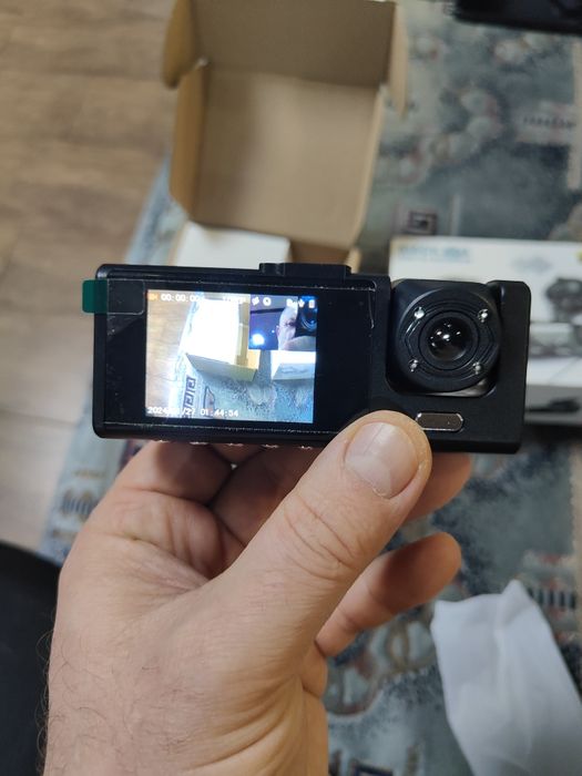 Видеорегистратор автомобильный  HD DVR, с двумя камерами