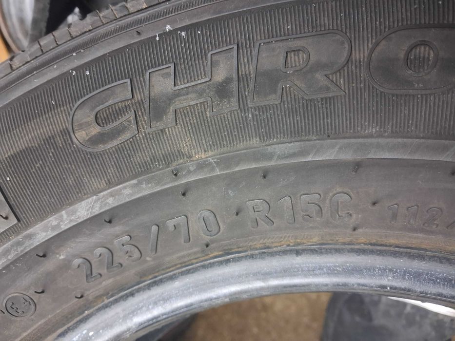 2x używane opony wielosezonowe 225/70 R15C Pirelli Gwarancja Montaż