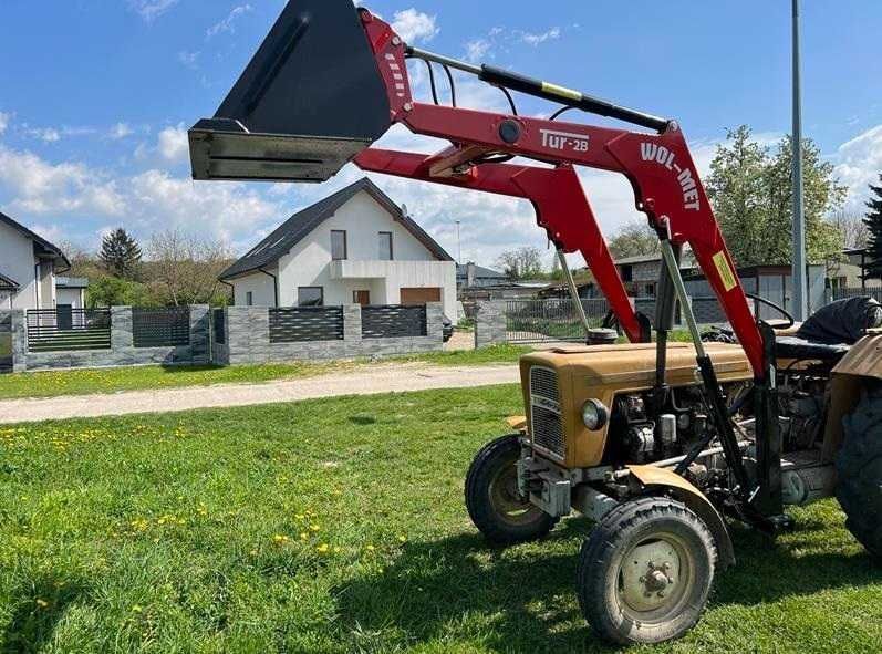 PROMOCJA-Ładowacz czołowy WOLMET 2B euro ramka-DOSTAWA pod adres-MONTAŻ tur c330 tur c360 tur ursus tur zetor 5011 ZETOR 7011