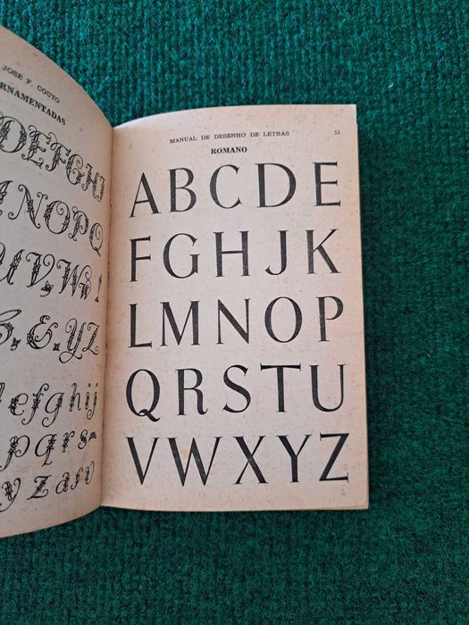 Manual de desenho de Letras - José F. Couto