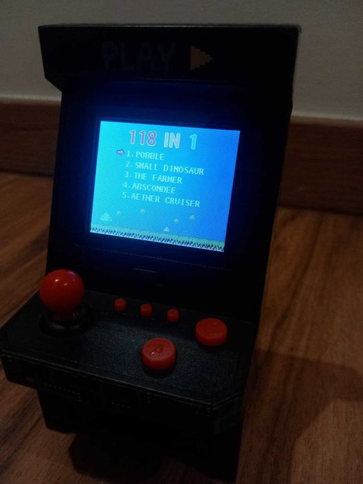 Mini Máquina de Jogos Arcade – 118 Jogos Clássicos Retro