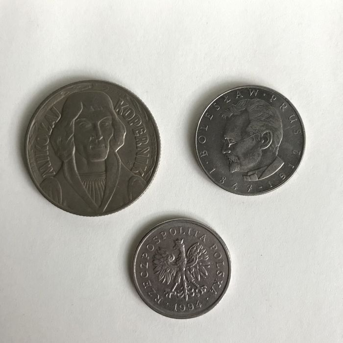 Монети злоті (1, 2, 5, 10)