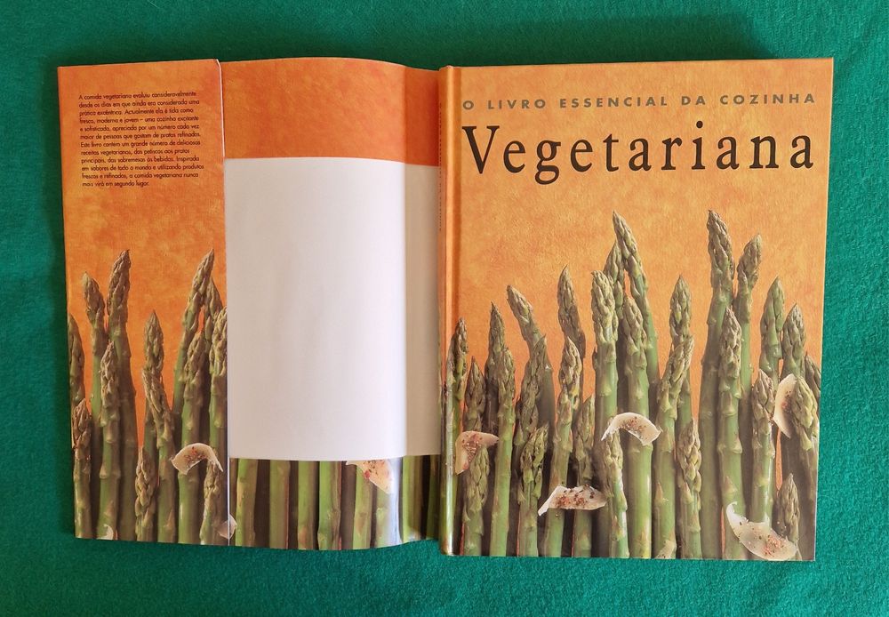 Livro "O essencial da cozinha vegetariana"